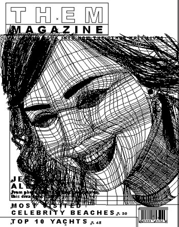 Vector wireframe view
