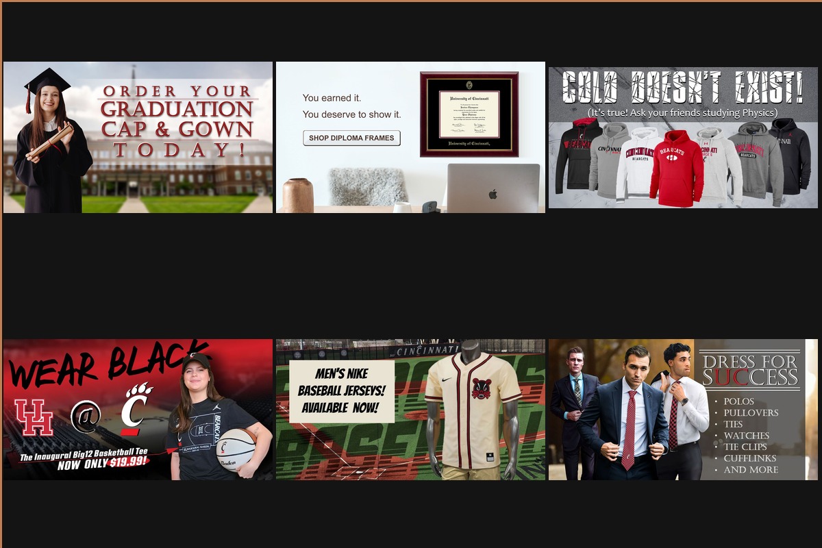Web banner and promotional designs for DuBois Book Store